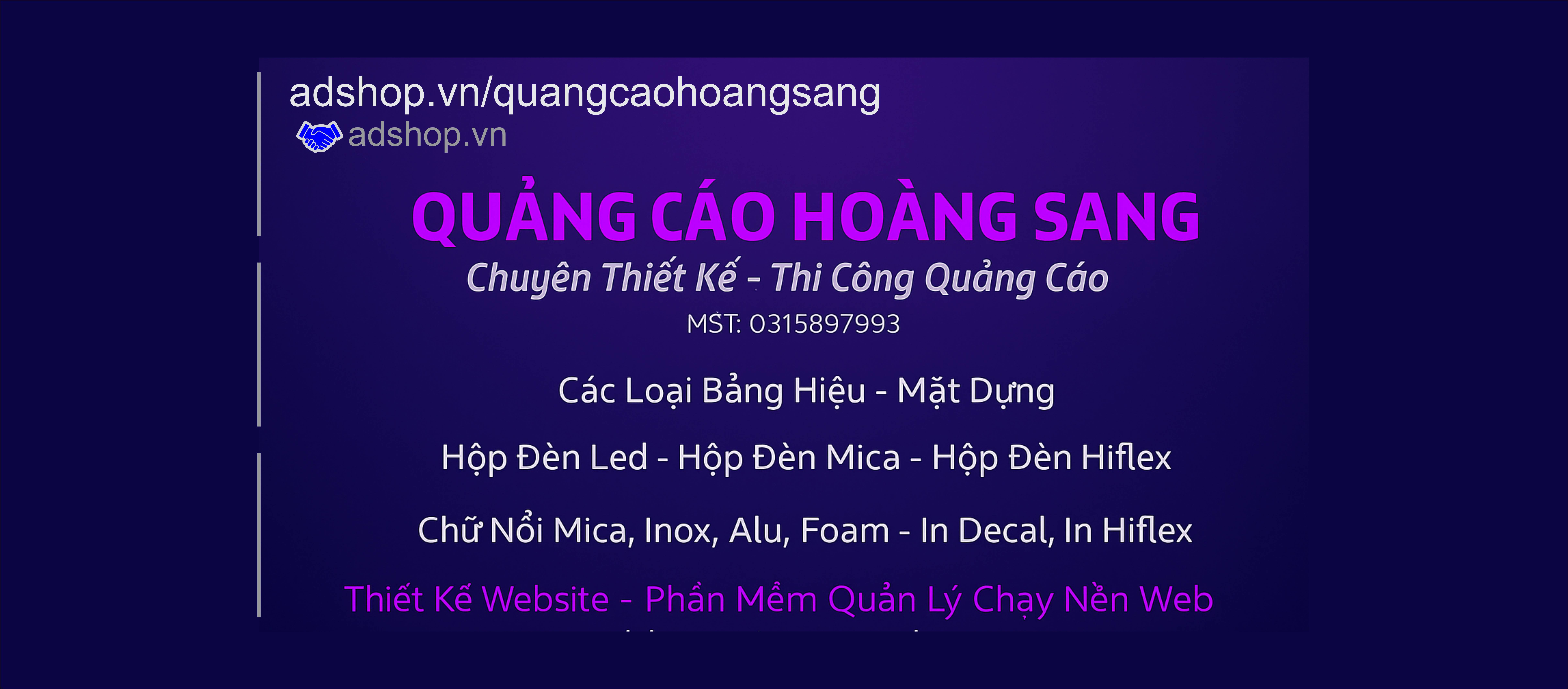 GIẢI PHÁP QUẢNG CÁO & TRANG TRÍ TOÀN DIỆN CHO DOANH NGHIỆP HIỆN ĐẠI