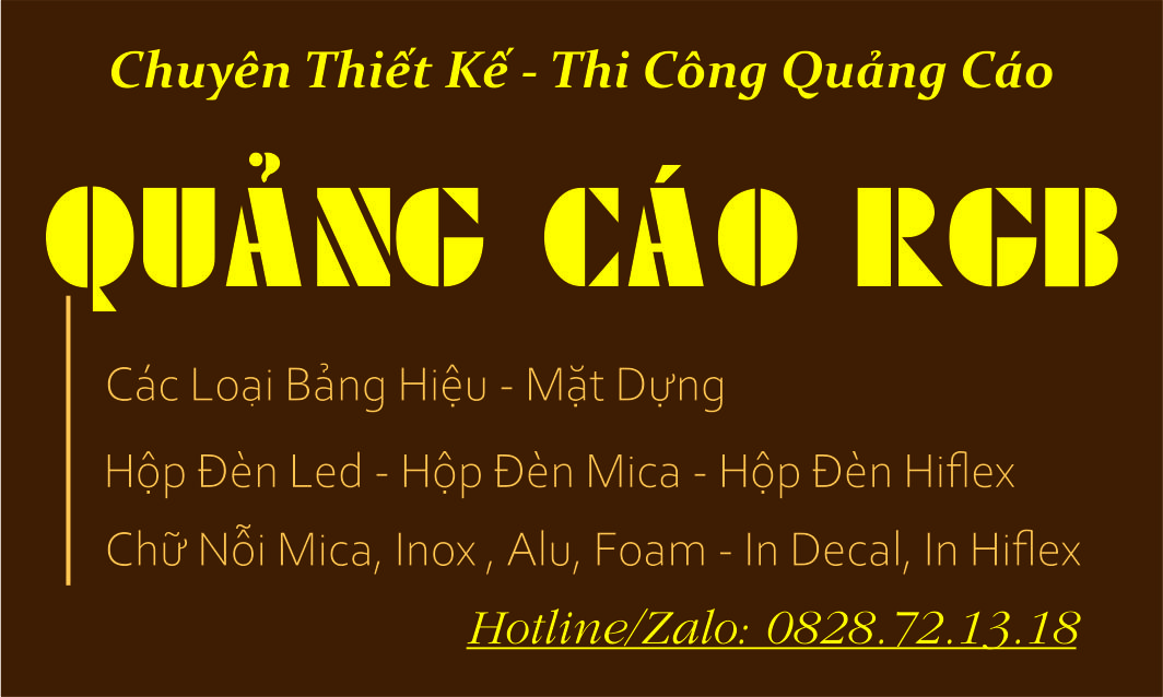 Chuyên thi công quảng cáo